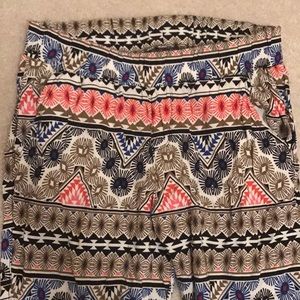 Patterned Harem Pants